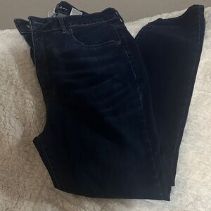 Time and Tru Dark Blue Flare Jeans